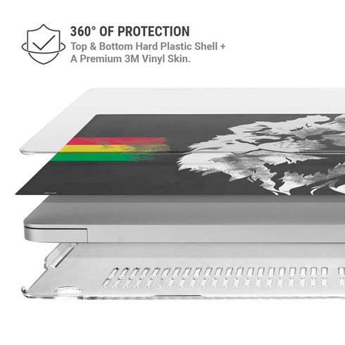 Horizontal Banner - Lion of Judah MacBook Pro 13in (2020) Case plus Skin