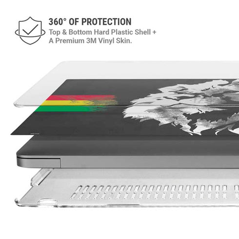 Horizontal Banner - Lion of Judah MacBook Pro 14in (2021-24) Case plus Skin