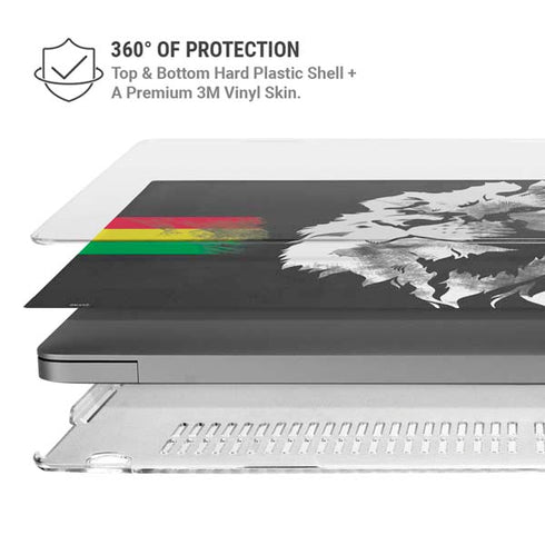 Horizontal Banner - Lion of Judah MacBook Pro 16in (2021-25) Case plus Skin