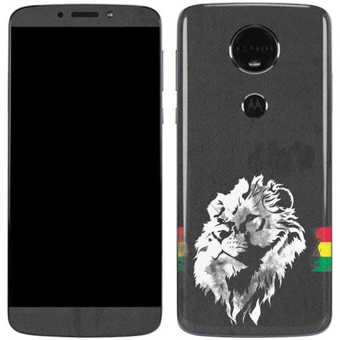 Horizontal Banner - Lion of Judah Moto E5 Plus Skin