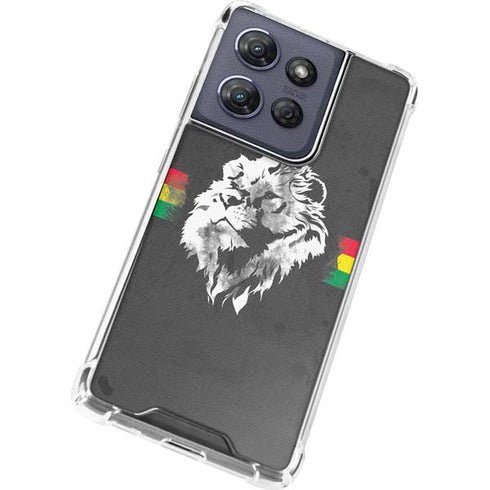 Horizontal Banner - Lion of Judah Moto G 5G (2025) Clear Case