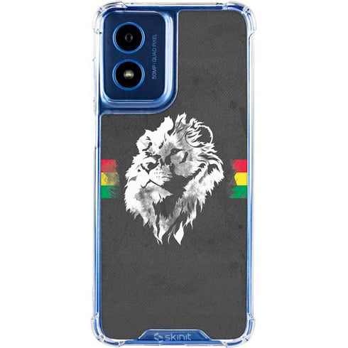 Horizontal Banner - Lion of Judah Moto G 5G (2024) Clear Case