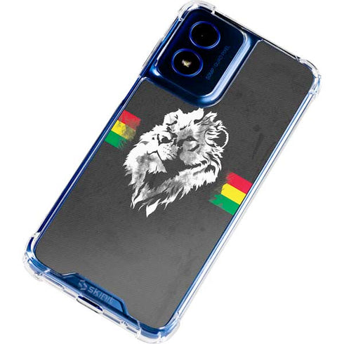 Horizontal Banner - Lion of Judah Moto G 5G (2024) Clear Case