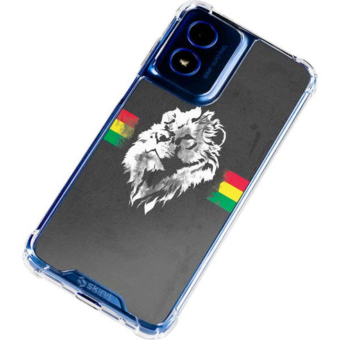 Horizontal Banner - Lion of Judah Moto G Play 4G (2024) Clear Case