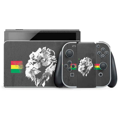 Horizontal Banner - Lion of Judah Nintendo Switch OLED (2021) Skin