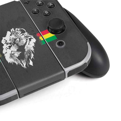 Horizontal Banner - Lion of Judah Nintendo Switch OLED (2021) Skin