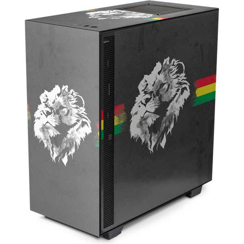 Horizontal Banner - Lion of Judah NZXT H510 Compact ATX Mid-Tower Case Skin