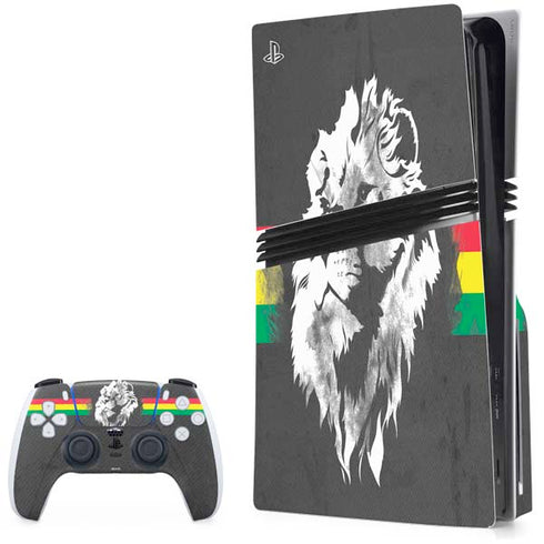 Horizontal Banner - Lion of Judah PlayStation PS5 Skins
