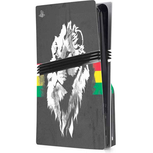 Horizontal Banner - Lion of Judah PS5 Pro Disk Console Skin