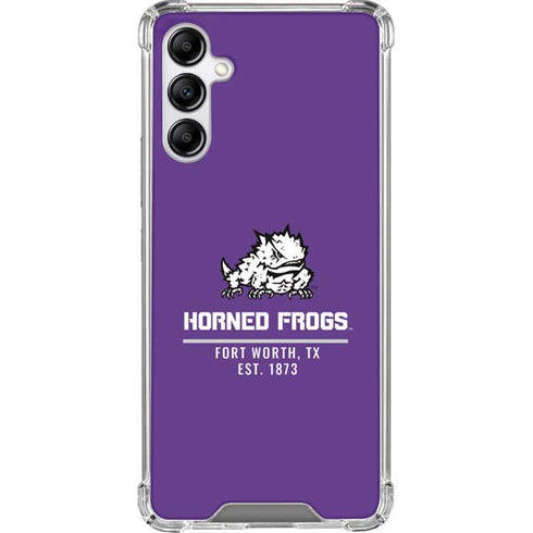 Texas Christian University Horned Frogs Fort Worth Galaxy A14 5G Clear Case