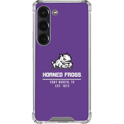 Texas Christian University Horned Frogs Fort Worth Galaxy S23 Clear Case