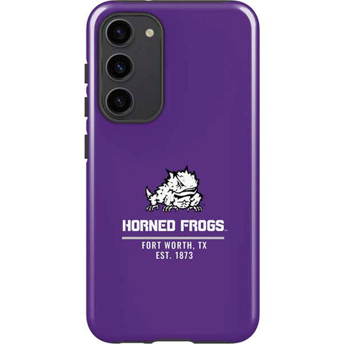 Texas Christian University Horned Frogs Fort Worth Galaxy S23 Plus Pro Case