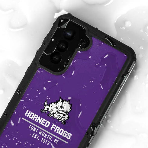 Texas Christian University Horned Frogs Fort Worth Galaxy S24 Plus Waterproof Case