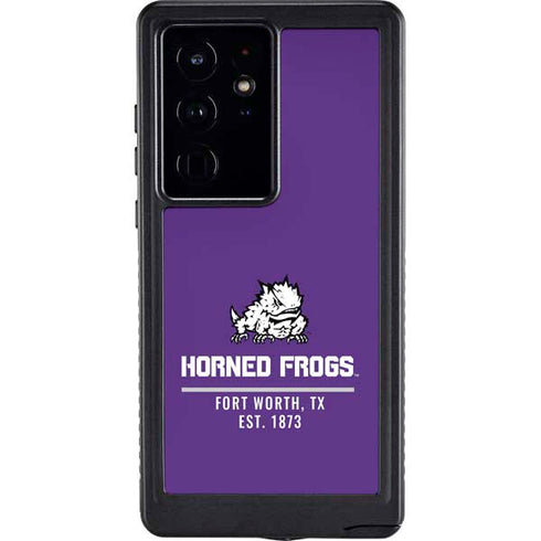 Texas Christian University Horned Frogs Fort Worth Galaxy S24 Ultra Waterproof Case