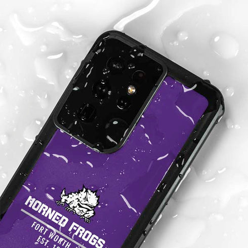 Texas Christian University Horned Frogs Fort Worth Galaxy S24 Ultra Waterproof Case