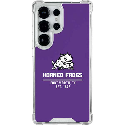 Texas Christian University Horned Frogs Fort Worth Galaxy S25 Ultra Clear Case