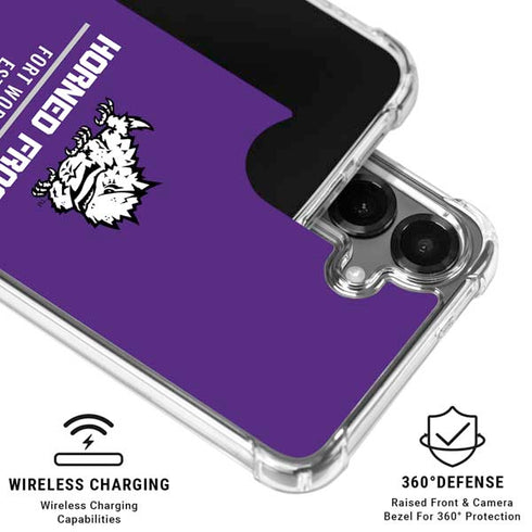 Texas Christian University Horned Frogs Fort Worth Galaxy S26 Clear Case