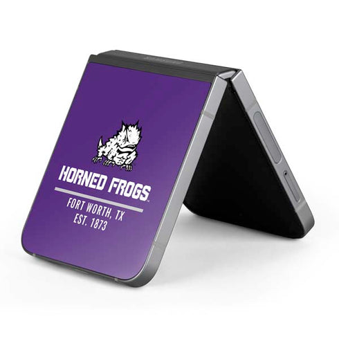 Texas Christian University Horned Frogs Fort Worth Galaxy Z Flip6 Skin