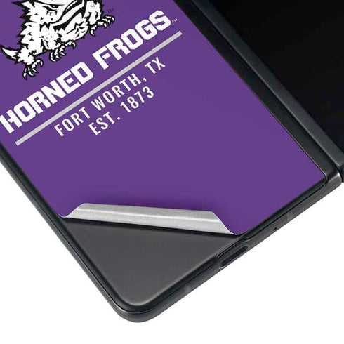 Texas Christian University Horned Frogs Fort Worth Galaxy Z Fold4 5G Skin