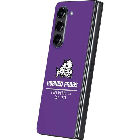 Texas Christian University Horned Frogs Fort Worth Galaxy Z Fold5 5G Skin