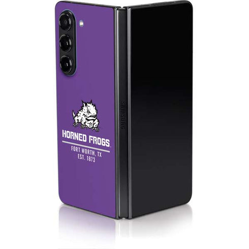 Texas Christian University Horned Frogs Fort Worth Galaxy Z Fold5 5G Skin