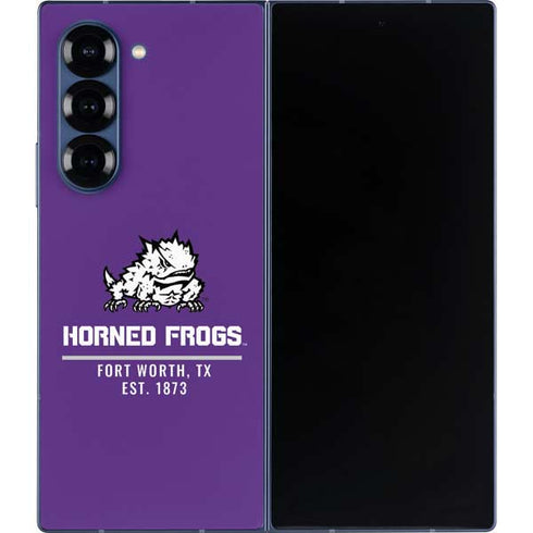 Texas Christian University Horned Frogs Fort Worth Galaxy Z Fold6 Skin