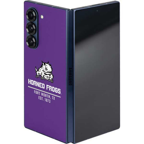 Texas Christian University Horned Frogs Fort Worth Galaxy Z Fold6 Skin