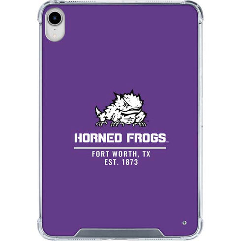 Texas Christian University Horned Frogs Fort Worth iPad 11th Gen (2025) Clear Case
