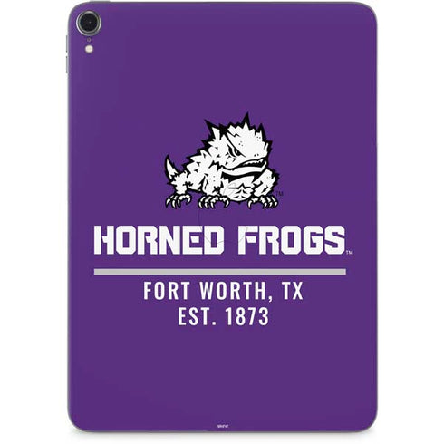 Texas Christian University Horned Frogs Fort Worth Apple iPad Pro Skin
