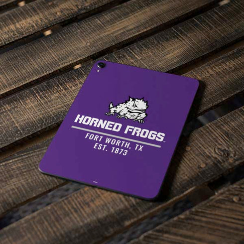 Texas Christian University Horned Frogs Fort Worth Apple iPad Pro Skin