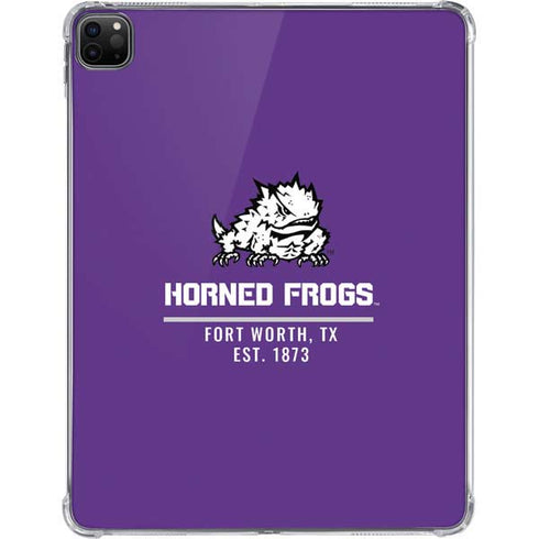 Texas Christian University Horned Frogs Fort Worth iPad Pro 11in (2024) Clear Case