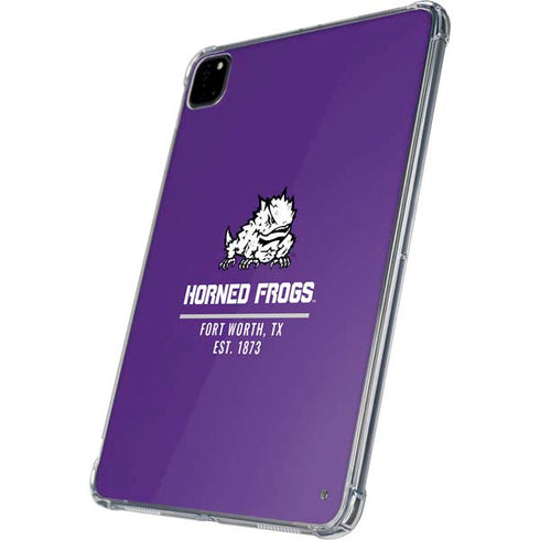Texas Christian University Horned Frogs Fort Worth iPad Pro 11in (2024) Clear Case