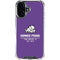 Texas Christian University Horned Frogs Fort Worth iPhone 16 Clear Case