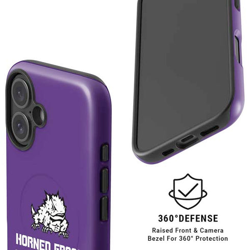 Texas Christian University Horned Frogs Fort Worth iPhone 16 Magsafe Impact Case