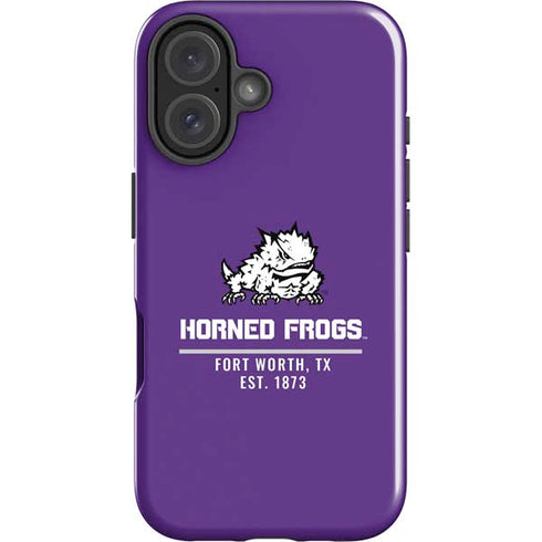 Texas Christian University Horned Frogs Fort Worth iPhone 16 Plus Impact Case