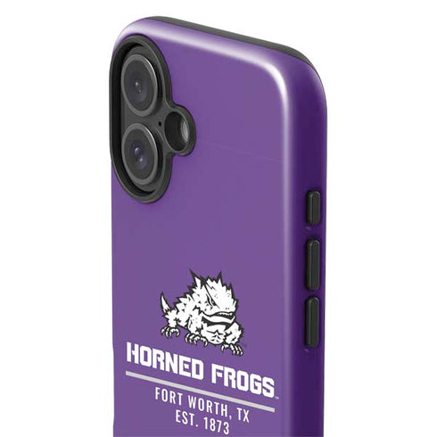 Texas Christian University Horned Frogs Fort Worth iPhone 16 Plus Impact Case