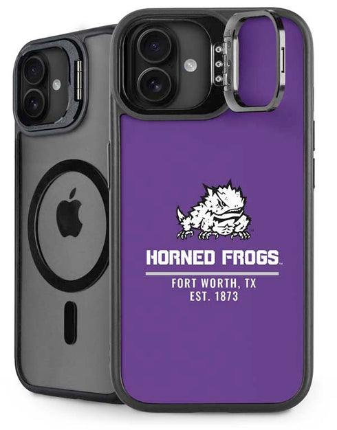 Texas Christian University Horned Frogs Fort Worth iPhone 16 Plus Kickstand Case