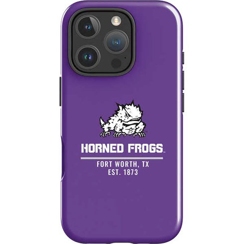Texas Christian University Horned Frogs Fort Worth iPhone 16 Pro Impact Case