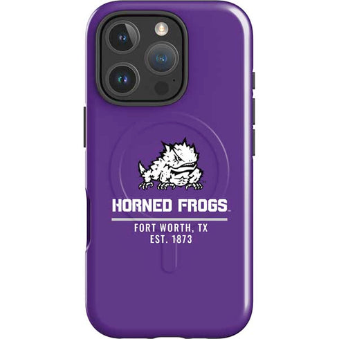 Texas Christian University Horned Frogs Fort Worth iPhone 16 Pro Magsafe Impact Case