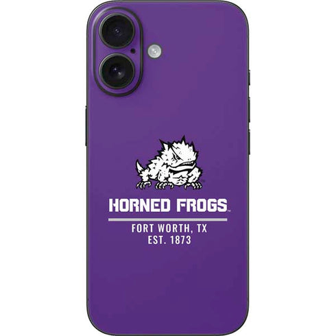 Texas Christian University Horned Frogs Fort Worth iPhone 16 Skin
