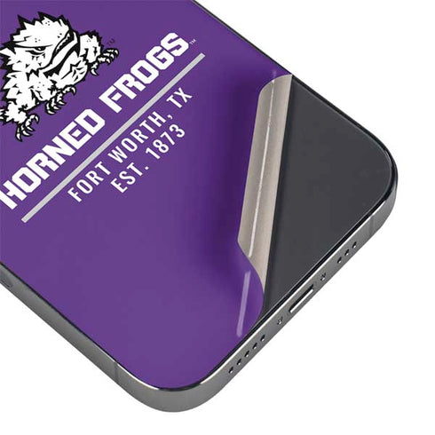Texas Christian University Horned Frogs Fort Worth iPhone 16e Skin