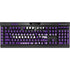 Texas Christian University Horned Frogs Fort Worth K95 RGB PLATINUM Mechanical Gaming Keyboard Skin