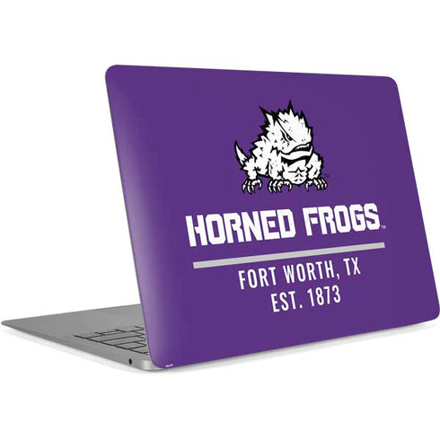 Texas Christian University Horned Frogs Fort Worth Apple MacBook Air Skin