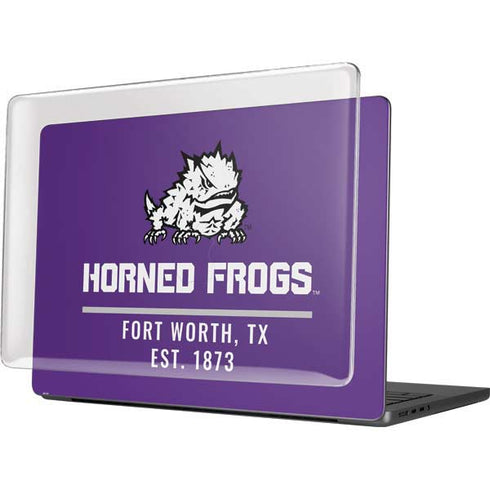 Texas Christian University Horned Frogs Fort Worth MacBook Pro 14in (2021-24) Case plus Skin