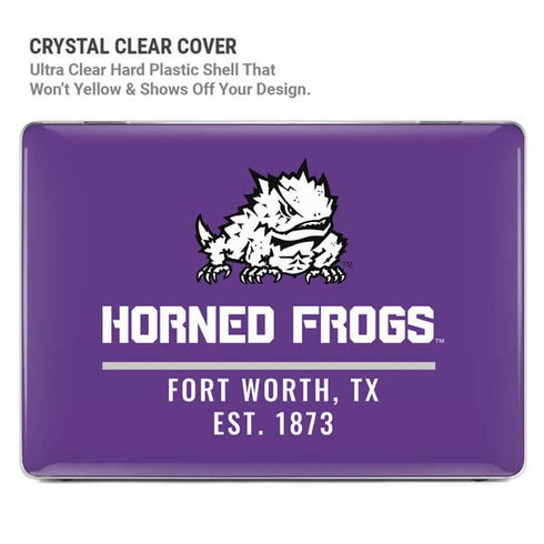 Texas Christian University Horned Frogs Fort Worth MacBook Pro 14in (2021-24) Case plus Skin