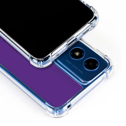 Texas Christian University Horned Frogs Fort Worth Moto G 5G (2024) Clear Case