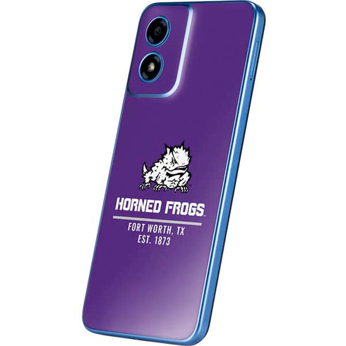 Texas Christian University Horned Frogs Fort Worth Moto G Play 4G (2024) Skin