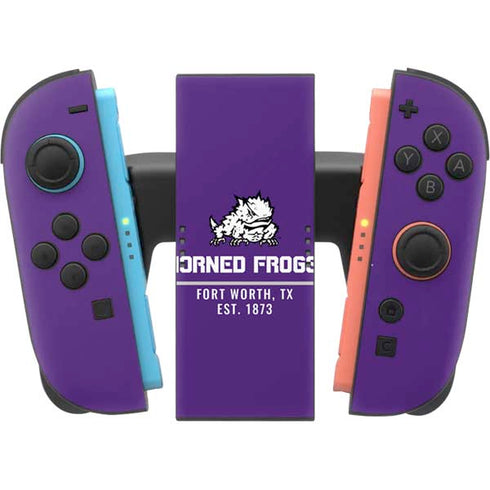 Texas Christian University Horned Frogs Fort Worth Nintendo Switch 2 (2025) Joy-Con Controller Skin