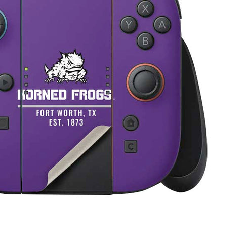 Texas Christian University Horned Frogs Fort Worth Nintendo Switch 2 (2025) Joy-Con Controller Skin
