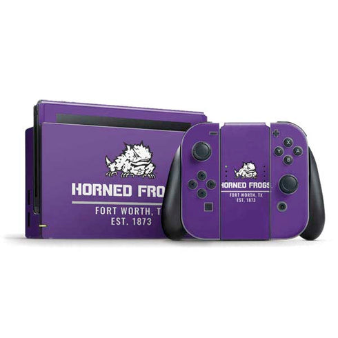 Texas Christian University Horned Frogs Fort Worth Nintendo Skins